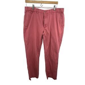 Polo Ralph Lauren Classic Fit Pink Red Pants 36 X 32 Salmon Chinos Men’s Preppy